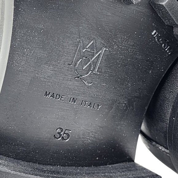 Alexander McQueen Leather MOD Boots 35 - Picture 7 of 11